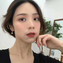 A berry earrings female Korean temperament gentle small pearl ball drop earrings small mini stud earrings ear clip E861