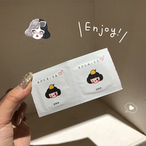 Protect your small ears drop earrings Ear earrings Ear jewelry disposable disinfectant tablets ~KL004