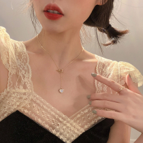 Design sense neck chain necklace female summer love light luxury niche design sense choker 2021 New temperament accessories