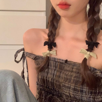 Sweet bow headwear high color value does not hurt hair leather band female head Hairband 2021 new headline hair accessories