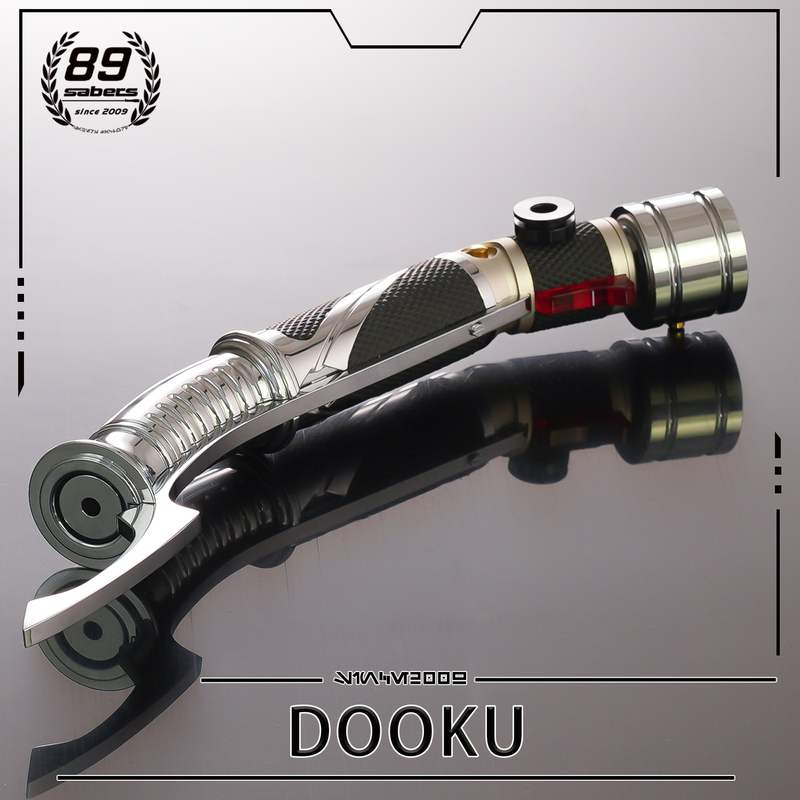 89Sabers Heavy-Duty In-Stock Dooku Count Full Metal Prop 1:1 Pixel Version Full Metal Collectible