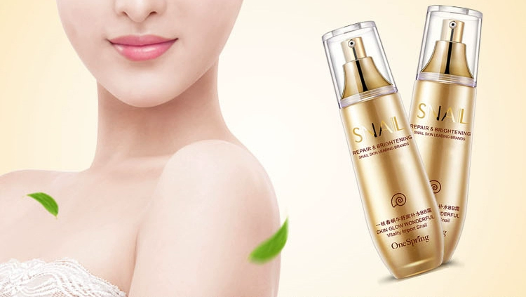 Yizhichun ốc sên bb cream che khuyết điểm kiềm dầu không thấm nước trang điểm lâu trôi màu nude làm sáng màu da dưỡng ẩm dưỡng ẩm học sinh đích thực - Kem BB