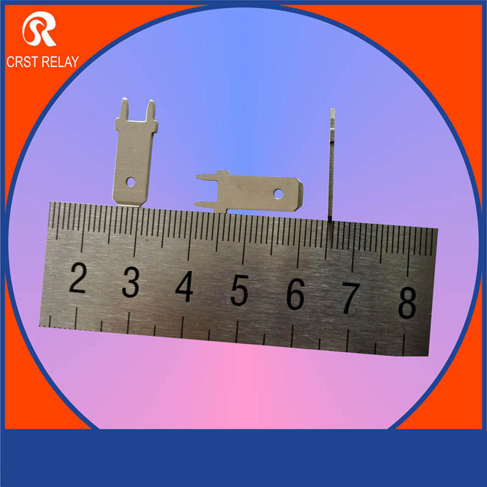 Copper cold-pressed terminal plug spring connector lug 6 3MM plug male terminal pressure line connection plug