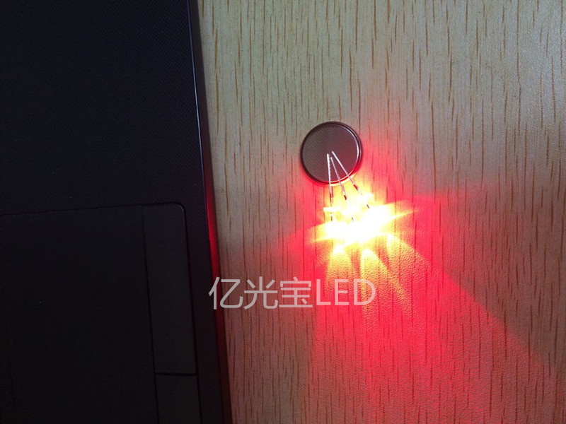 LED light bead Q3 red light F3 red hair red long foot 3MM white hair red long foot 27-29mm18 Yuan K
