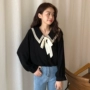 Áo sơ mi nữ mùa thu 2018 mới sang trọng của Nhật Bản áo sơ mi nữ dài tay đẹp