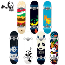 American imported ENJOI children and teenagers skateboard male and female professional Brush Street walking double rocker original whole board
