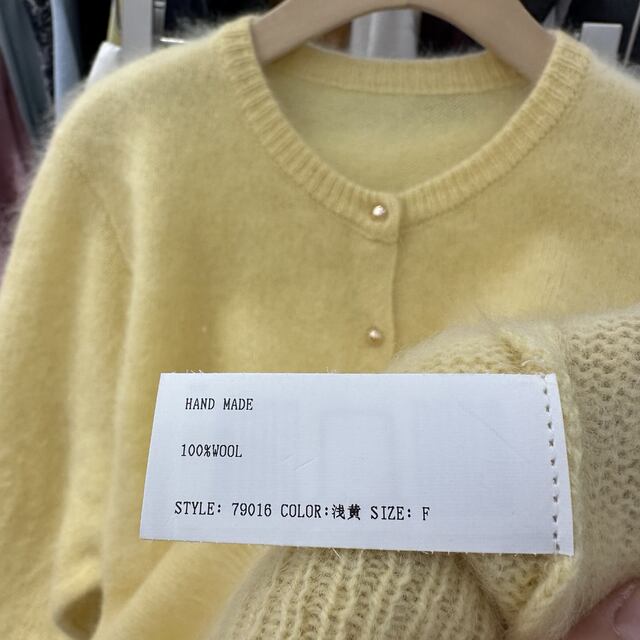 2025 Autumn/Winter Round Neck Wool Knit Cardigan for Women, Loose Slimming Sweater Coat, Outerwear, Base Layer, Trendy Women's Fashion