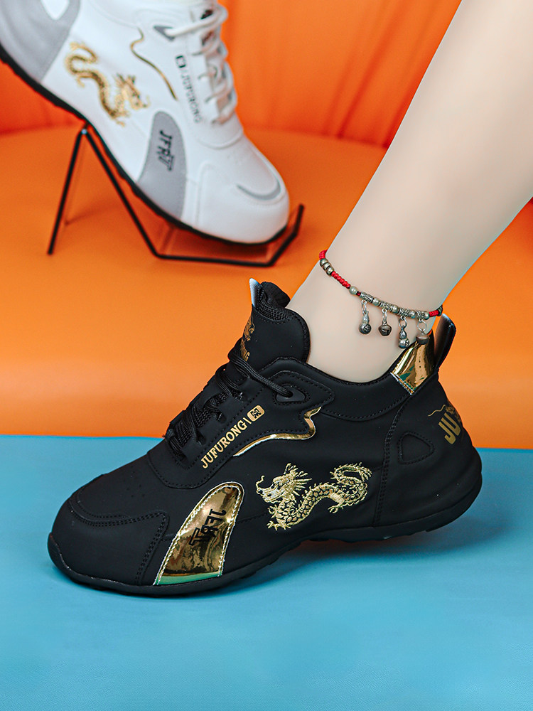 Genuine Leather Women's Shoes 2025 Autumn New Fashion Versatile Soft-Soled Sports Casual Shoes Lightweight Comfortable Popular Dad Shoes