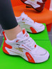 Genuine Leather Women's Shoes 2025 New Style Ice Silk Mesh Breathable Dad Shoes Internet Celebrity Hot Style Soft Sole Non-Slip Sports Casual Shoes