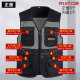 Summer thin mesh vest mountain climbing large size casual function multi-pocket outer wear men's photography vest vest vest