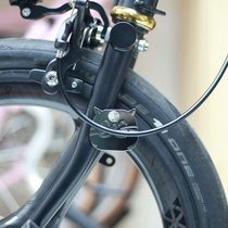 ruhm Xiaobu Guobu folding bike without mudguard aluminum alloy front fork baffle meow star cartoon cat shape
