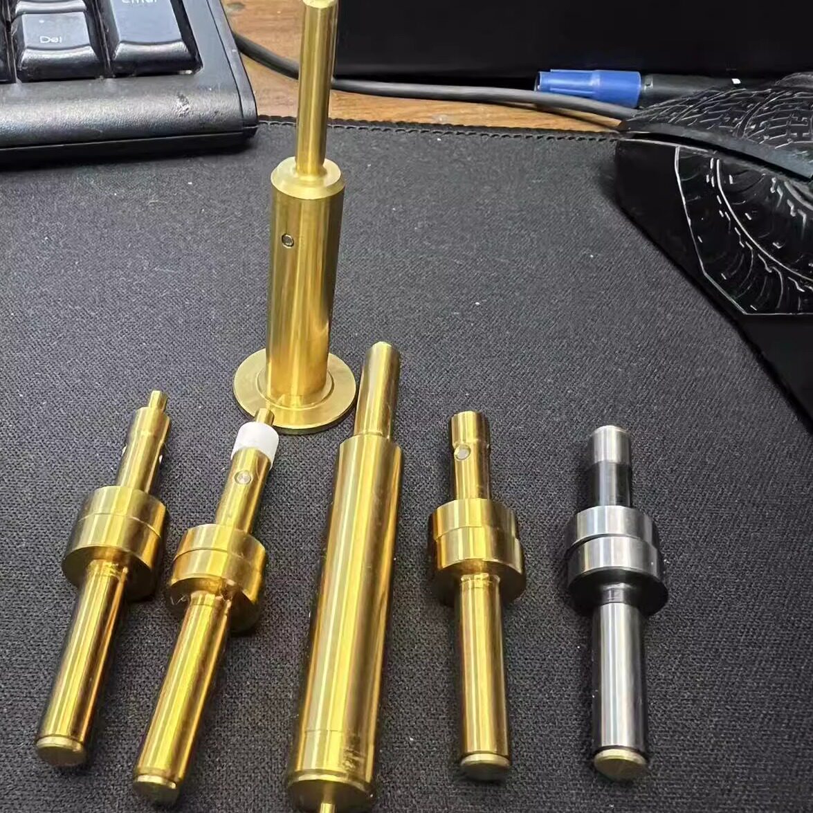 雕刻机分中棒镀钛精雕机陶瓷6柄径寻边器不导磁高精度加长台湾