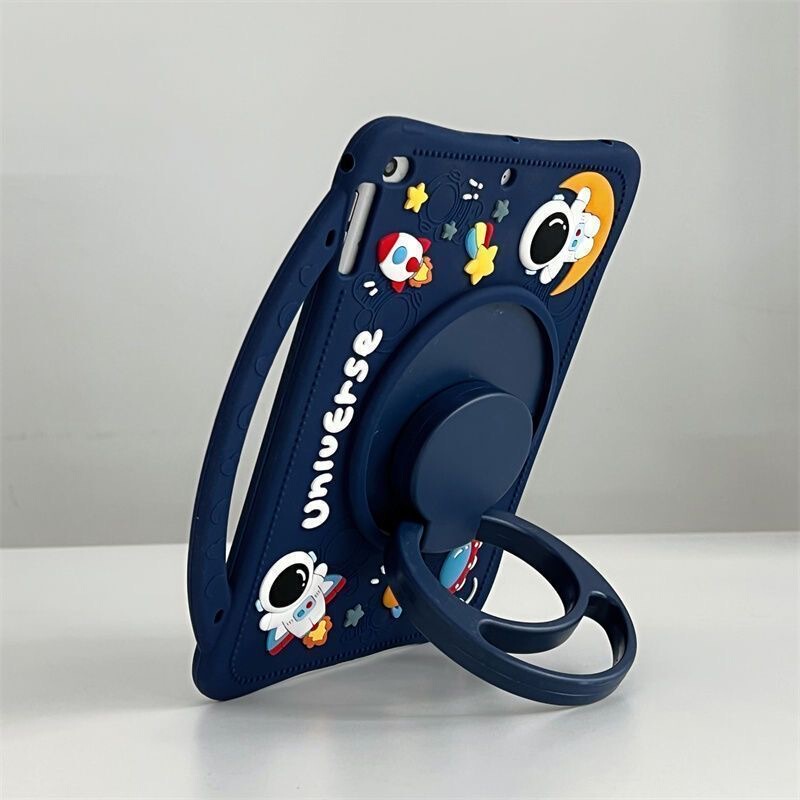 Suitable for Oppopadse Tablet Men's Astronaut Protective Case Opd2417 Cartoon Silicone Case Anti-Fall Case 11-Inch 2025 Model All-Inclusive Astronaut Opd2301 Rotating Stand