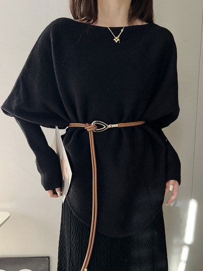 Autumn and Winter Genuine Leather Women's Belt, Decorative Accessory for Coats, Sweaters, and Dresses, 2025 New Style, High-End Waist Accessory