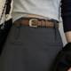 High-End Genuine Leather Women's Belt, 2025 New Fashion Versatile Casual Pants Black Leather Belt
