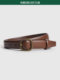 Brown Genuine Leather Women's Belt for Jeans 2025 New Fashion High-End Belt Versatile for Women