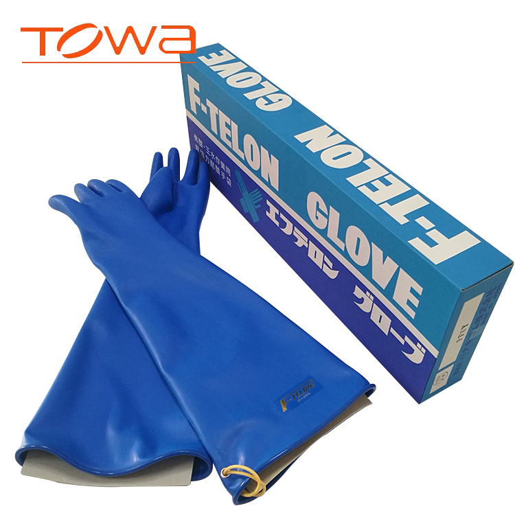 TOWA A22L antistrong acid gloves FTELON Hydrofluoric acid nitric
