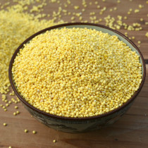 Sister and brother farmhouse store new big grain yellow rice sticky rhubarb rice sticky yellow rice glutinous millet grains 500g