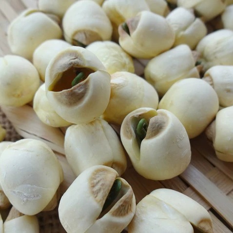 新货建宁带芯莲子干货：福建农家新鲜无硫有心白莲子，500g让你吃出健康与美味！