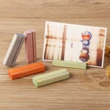 Creative Creative Bog Bogate Beat Card Retro Message Table Table Price Table Table Стол маленький деревянный каркас