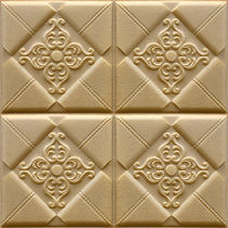 Relief three-dimensional self-adhesive wall stickers European bedside TV ceiling background wall waterproof wallpaper soft bag