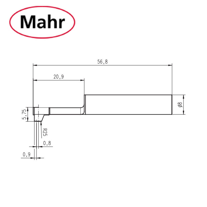 Mahr PS1 M300 M300C Roughness Meter Probe PHT6-350 6111520