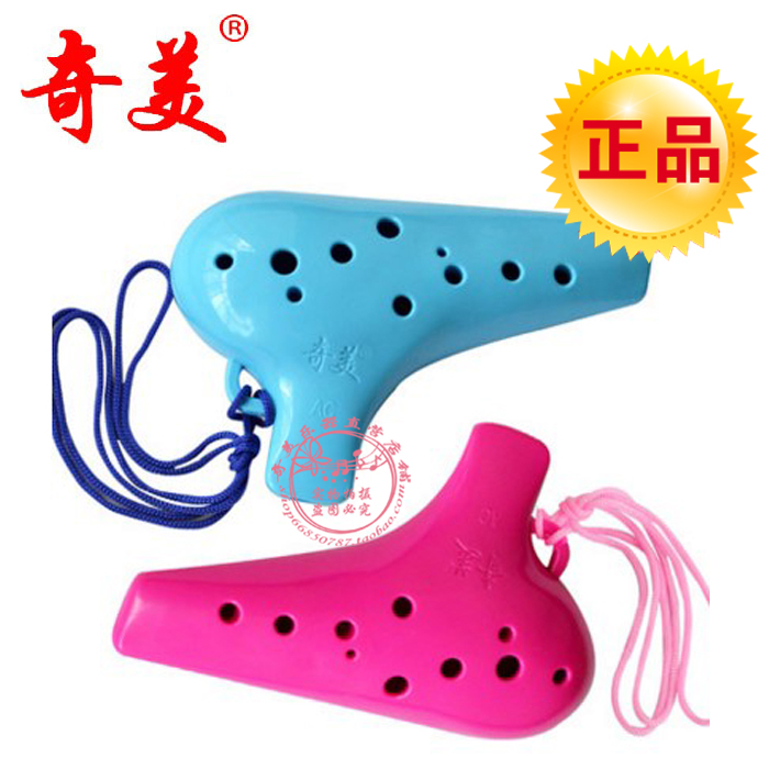 () Chimei card 12 holes (SC) alt resin Tao flute (AC) Acoustic Resin Pottery Flute Blue Pink 2 Color