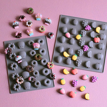 Japanese CA chocolate mold fruit fudge hard candy silicone mold ice grid mini cake mold