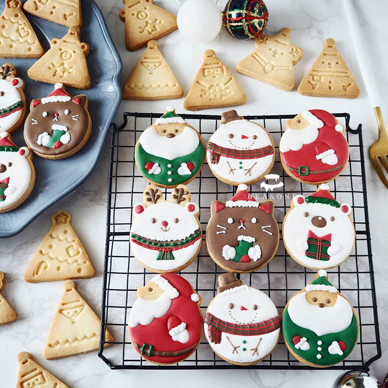 Japanese Cotta CA Christmas cartoon Frosting Biscuit mold Pressing postmark Fondant mold