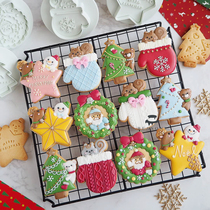Japan Cotta new Christmas cartoon biscuit die frosting sugar gingerbread mold postmark cut mold