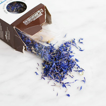 Cornflower dried petal tea making Cake biscuits cooking baking French dessert decoration