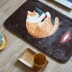 Miao Ji MEWJI gốc dễ thương thảm cửa phòng con mèo Ottoman thảm phòng tắm phong cách món quà bộ sưu tập - Thảm Thảm