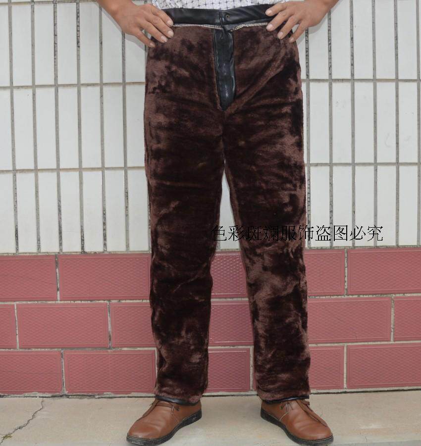 Pantalon cuir homme droit pour hiver - Ref 1478356 Image 13