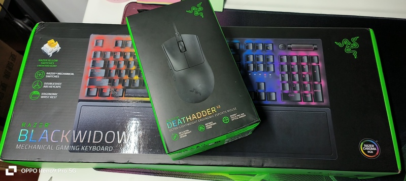 Black Widow V3 Keyboard and Viper V3 Mouse, Brand New and Unopened Set Black Widow V3 Keyboard and Viper V3 Mouse, Brand New and Unopened Set