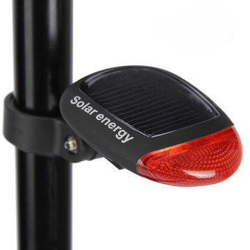 Bicycle solar tail light bicycle tail light warning light mountain bike tail light 909 riding safety warning light