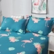 Gối bông với 100% cotton in gối dành cho người lớn gối đơn dành cho học sinh 48x74cm gối kê cổ