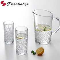 Cold water bottle Turkey imported Paspaqi home large capacity tie pot glass water cup creative thick cool kettle