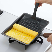 Yuzi burning pot Japanese imported Xiacun flat frying pan non-stick pan late night cafeteria thick egg roasted egg roll breakfast pot