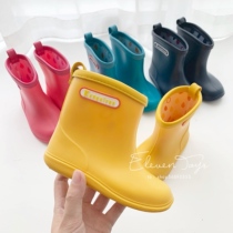 Japan with the same tree grandpa small rain drops new upgraded version of multi-color childrens rain shoes rain boots 