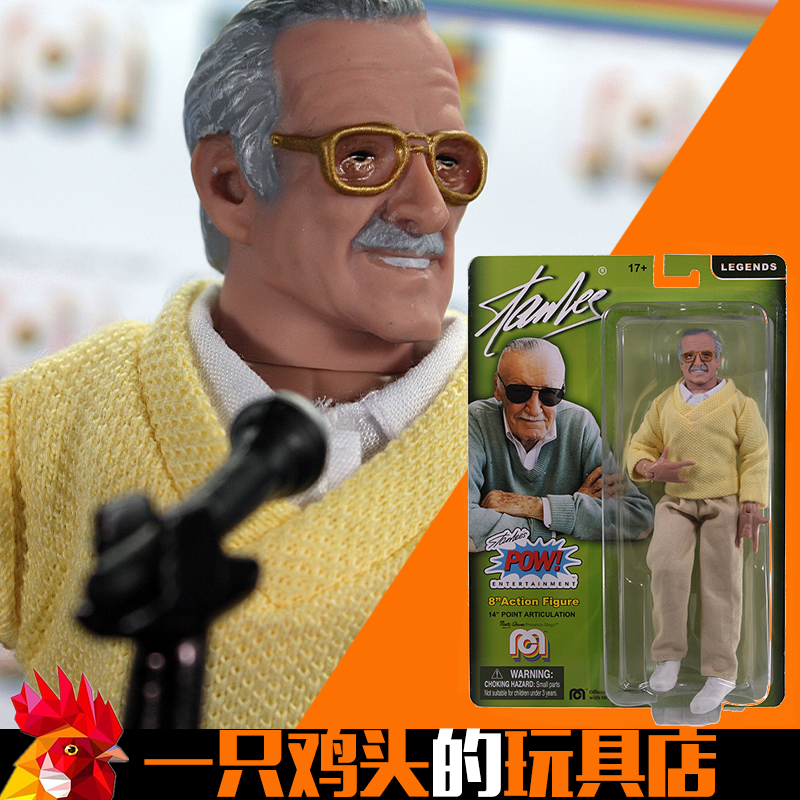 [Spot] Азиатский подлинный MEGO 8-дюймовый ретро ткань одежда висит карта комикс легенда Стэн Ли