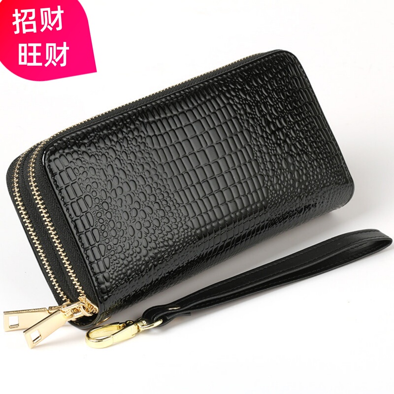 2026 New Women's Double Zipper Wallet, Long Large-Capacity Clutch Wallet for Women, Can Hold Mobile Phone and Coins