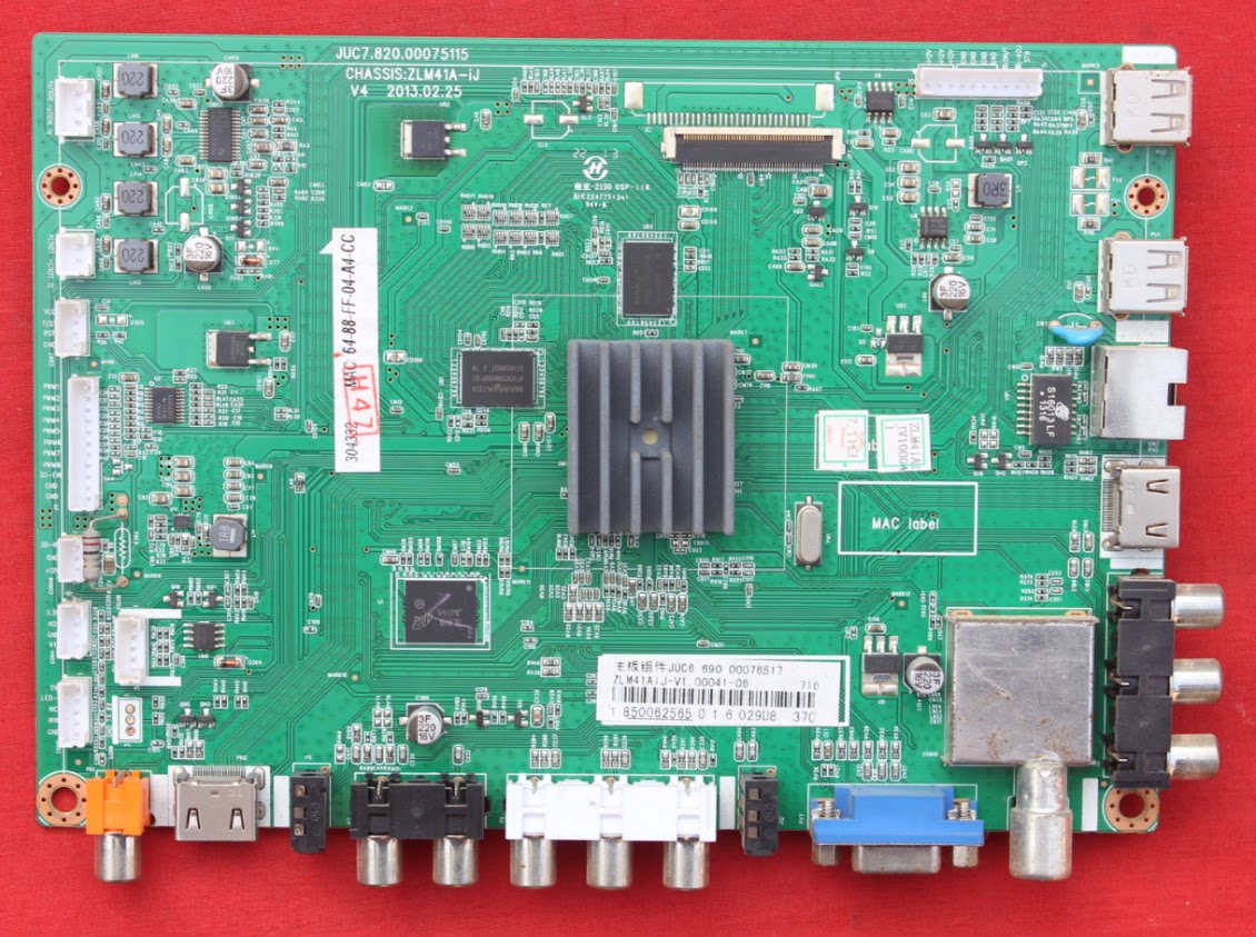 Suitable for original installation Changhong 3D55C2000i Motherboard JUC7 820 00075115 Screen M550F12-D1-A