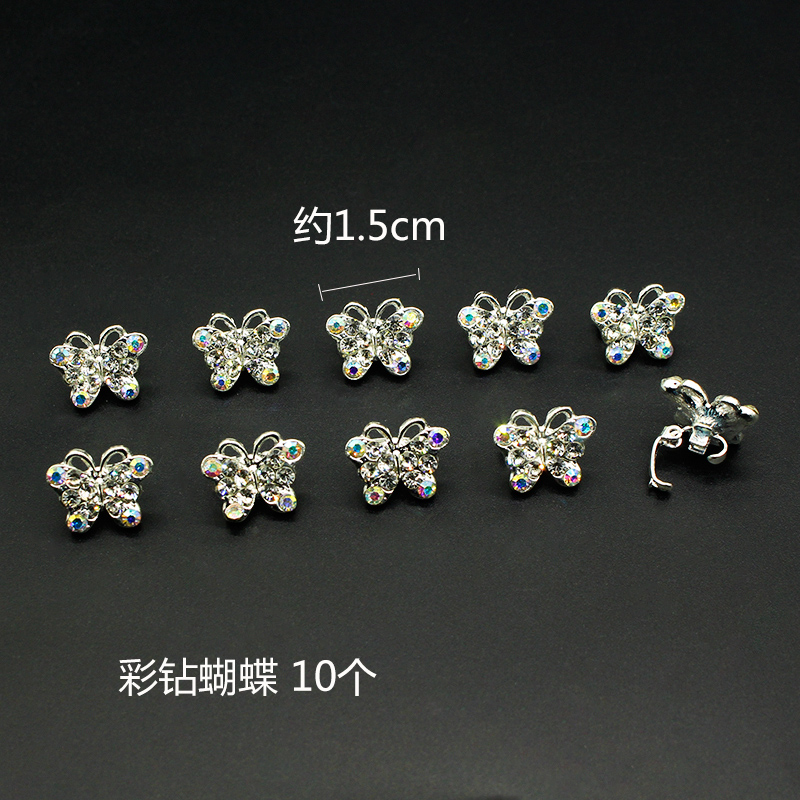 Thời trang ngọc trai bện kẹp tóc kẹp tóc bướm rhinestone clip nhỏ beanie clip phụ kiện tóc kẹp tóc clip nhỏ