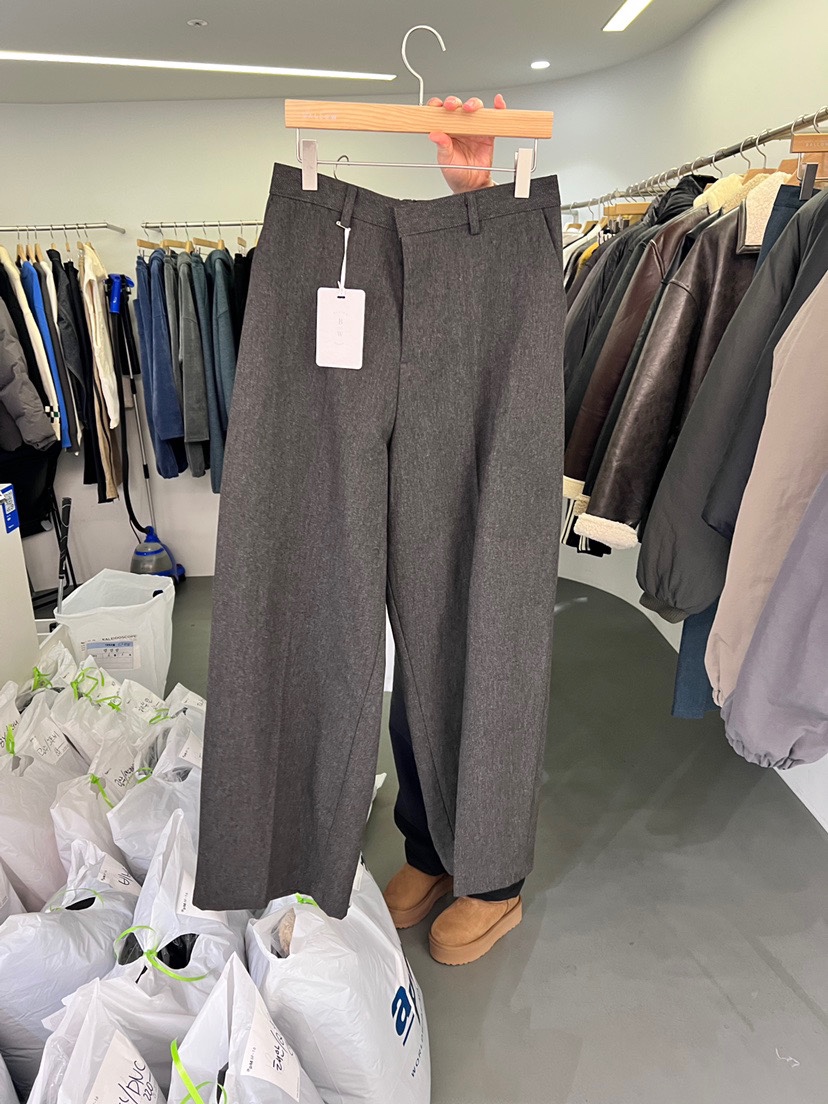 South Korea East Gate Men's Clothing 2023 Autumn Winter New BALLOW Fashion 100 Hitch Pleats Straight Barrel Casual Pants Man-Taobao