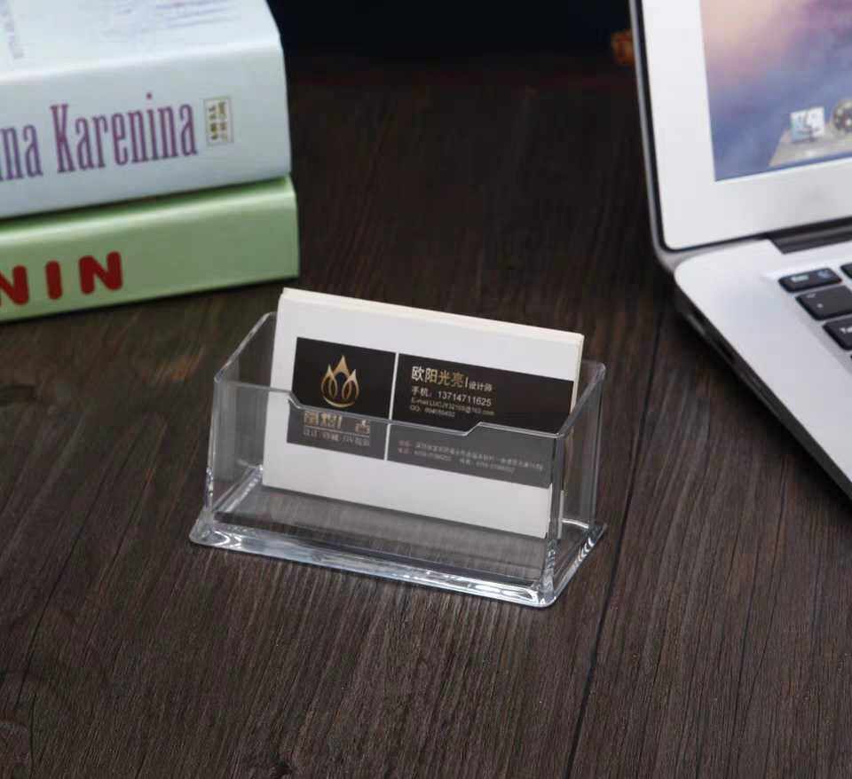 Acrylic Business Card Holder Exhibition Business Desktop Name Sheet Box Minima Transparent Business Card Holder Men And Women Business Business Card Holder
