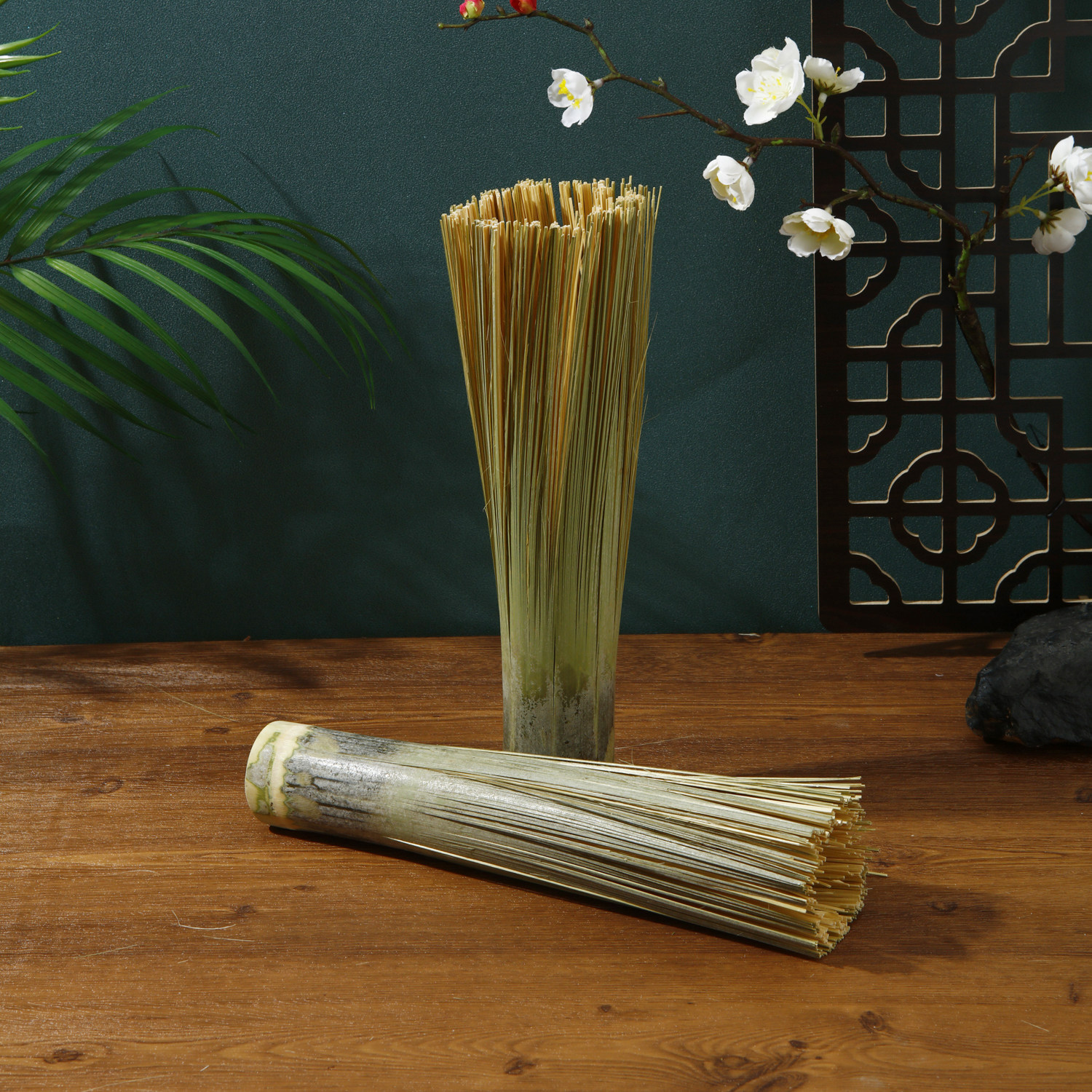 Natural bamboo wash pot brush handmade bamboo wire brush pot brush cleaning degreasing bamboo brush without oil