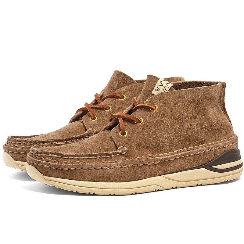 visvim uncle gui autumn breathable casual suede deerskin lace-up cork shoes FBT tassel trend male