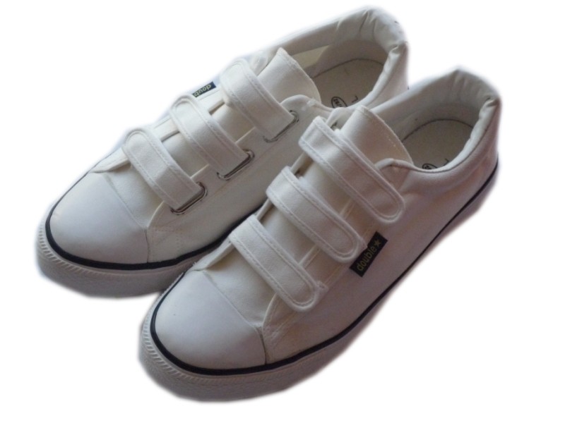 Giày đôi sao giày vải ma thuật dính trắng giày nam giải phóng mặt bằng giày 45 số giày nike thể thao