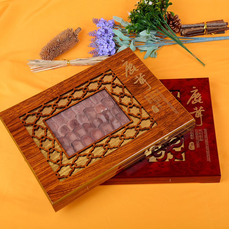 Jilin Mayflower Deer Antler Slice Gift Box Dried Deer Antlers Antlers for Antlers