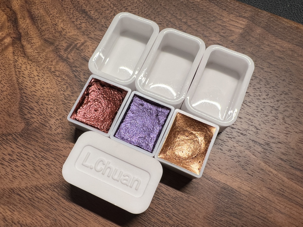 Lingchuan Ventron Watercolor Split Up Ceramic Plaid Opaque Watercolor Plaid Full Block Meidy Upper Color-Taobao